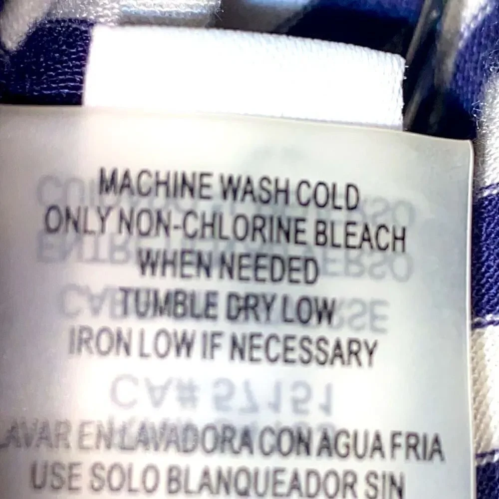 Calvin Klein navy & white stripe soft infinity